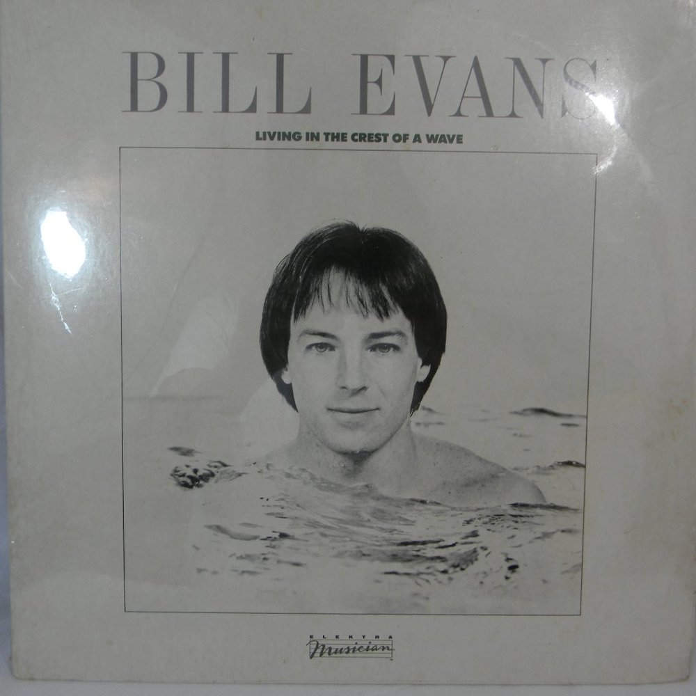 Bill Evens "Living In The Crest Of A Wave" Vintage 1984 LP